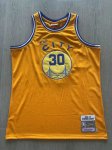 NBA 30 Curry Warriors 2019-20 authentique Maillot jaune